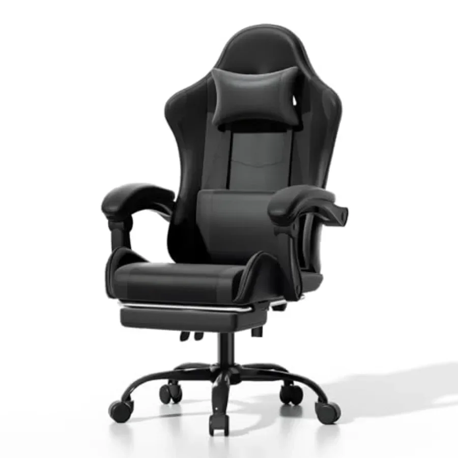 인체공학적 디자인의 게이밍 의자로, 발 받침대가 있어  - Ergonomic Office Chair 리뷰 및 가격