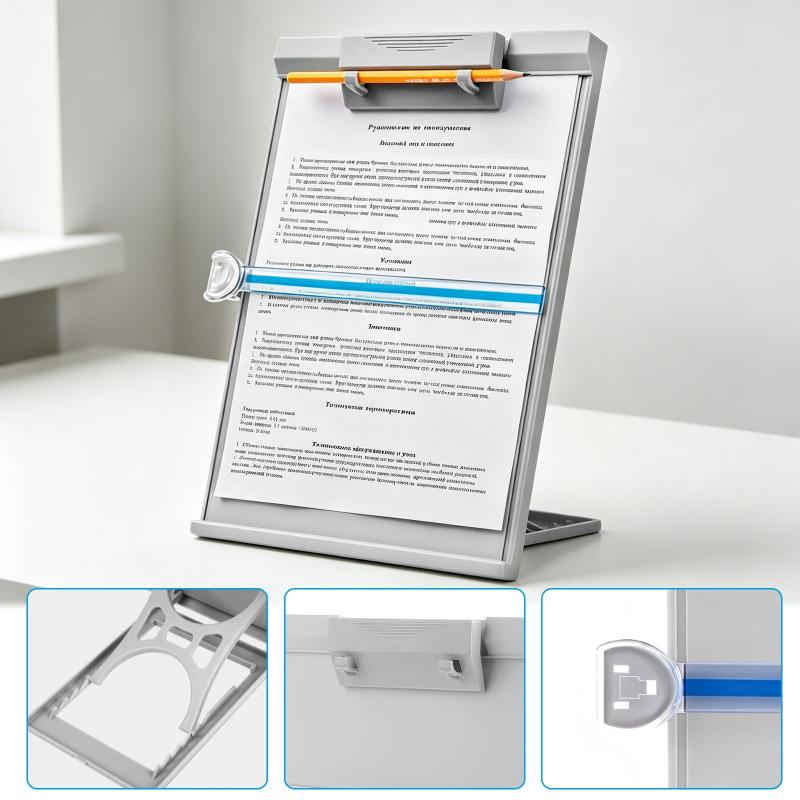 A4 독서 홀더 데스크탑 문서 홀더 조절 가능한 클립이 - Document Holder Stand 리뷰 및 가격